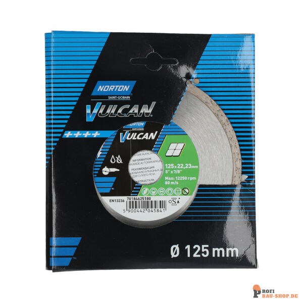 nortonschleifmittel/NORTON_schleifmittel_70184625180 Blades Norton Vulcan-VULCAN TILE-125x22.23-5x1.7_150590